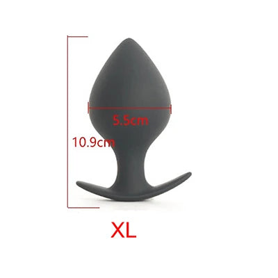 39-81mm Anal Plug Hard Silicone Butt Plug Fisting Men Prostate Massager Anal Beads Adult Sex Toys for Women Men Anal Dilator