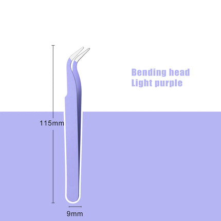 Colored Anti-Static Tweezers For Eyelash Extension Eyebrow Stainless Steel Set Beauty Precision Tweezers Makeup Kit Repair Tools