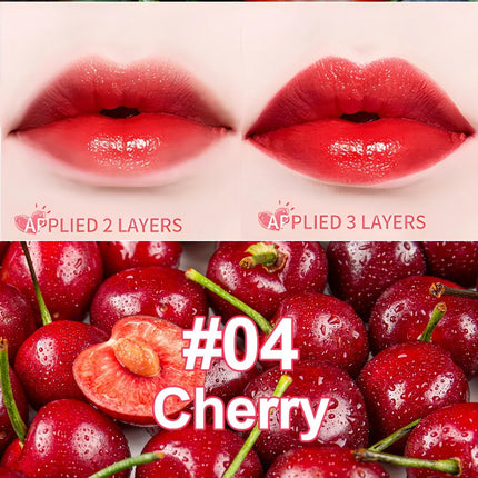 Cherry Juice Fruit Rouge Water 3in1 Cheek Color Eyeshadow Lip Tint Matte Long-lasting Rich Color Liquid Contouring Blush Liquid