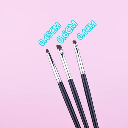 Small Smoky Liner Makeup Brushes Eyeliner Smudge Brush Precision Smudge Makeup Brush Horse Hair Eyeshadow Smudge Brush