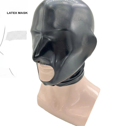 latex fetish man  black gloves  rubber hood sexy cosplay  fetish wear  catsuite male zentai socks chlorined rubber