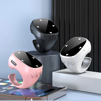 For TikTok Scrolling Ring BT 5.3 Video Scrolling Remote Control Page Turner Scroller Finger Remote for Android iOS iPhone iPad