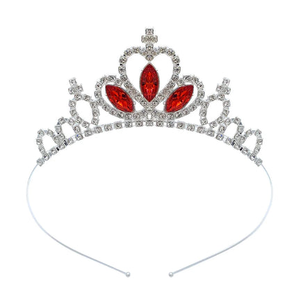 Kids Rhinestone Tiara Princess Headband for Girls Birthday Accessories Bridal Crystal Crown Tiara Wedding Hair Jewelry