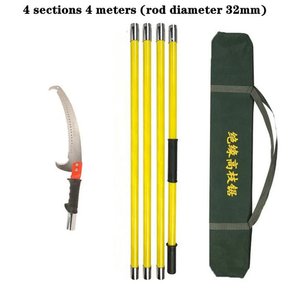 Double Hook Segmented Multi Section Extended Combination Pole Insulated High Branch Saw Garden Tool Thick Branch Pruning Saw