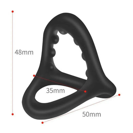 6pcs Silicone Penis Rings Set for Men Erection Enhancement Male Chastity Cock Rings Ejaculation Delay Adult Sex Toys