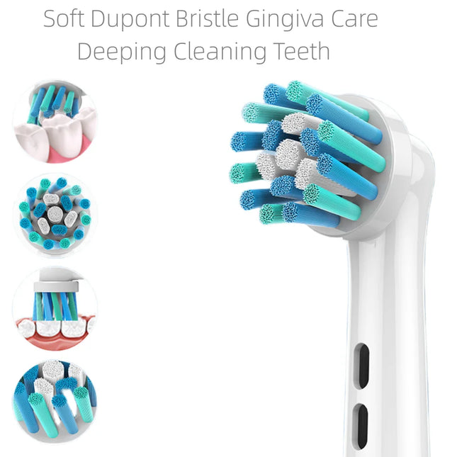 Dupont Bristle Gum Care/Standard Cleaning /Whiten clean/Deep Cleaning Toothbrush Heads For Oral B