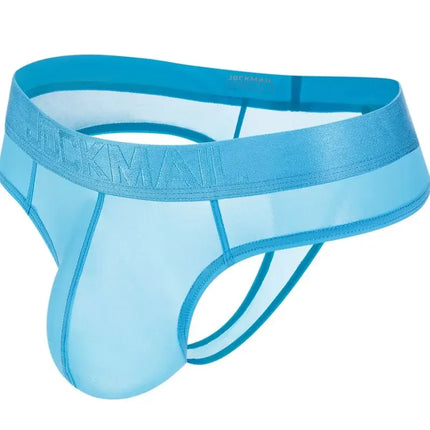 JOCKMAIL men's transparent underwear mens penis pouch briefs bikini men thongs  tanga hombre slip jocks gay underwear jockstrap