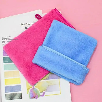 1Pc Colorful Makeup Remover Cleansing Gloves Reusable Soft Microfiber Face Care Towel Beauty Facial Cleansing Cloth Skin Care