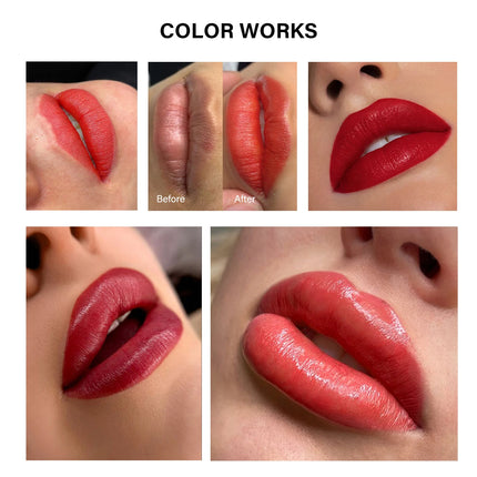 FAMISOO 5ML Permanent Makeup Pigment Inks Lip Tattoo Ink for Semi Permanent Makeup Eyebrows Pigment Tattoo Supplies