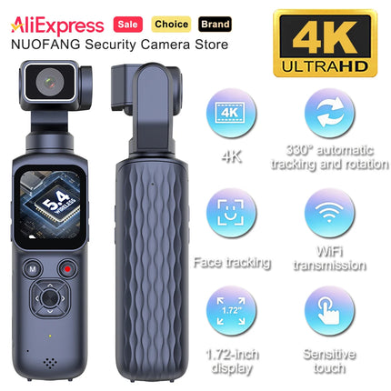 4K Ultra HD Sports Action Camera, WiFi, 0.96" IPS Screen, Portable Mini DV Video Recorder for Cycling Outdoor Sports Vlog