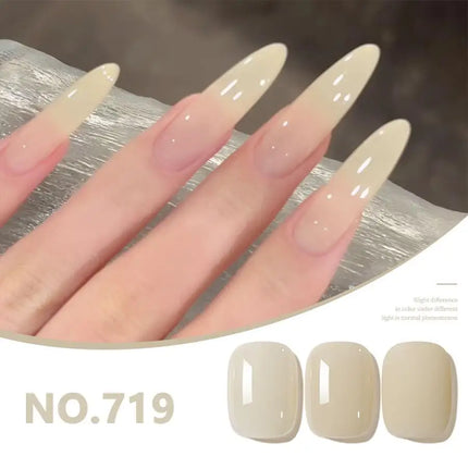 Autumn Winter Chocolate Brown Nail Polish Gel Maillard Caramel Color Gel Nail Supplies for Professional Nail Art DIY Nail Salon