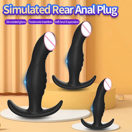 Extra-long Anal Dildo Butt Plug Prostate Massager Adult Gay Anal Beads deeper Stimulation G-spot Clitoral Sex Toys for Men Women