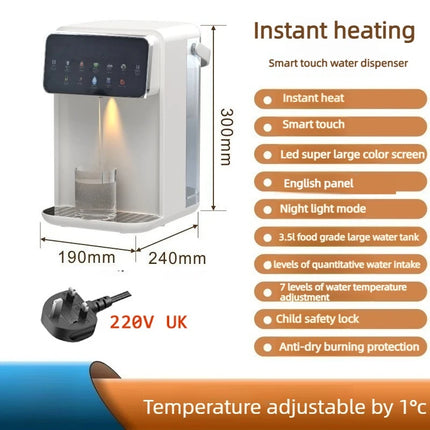 110V/220V Instant-Boil Water Dispenser with Precise Temperature Control Home-Use Direct-Drinking Machine with LED Colour Display