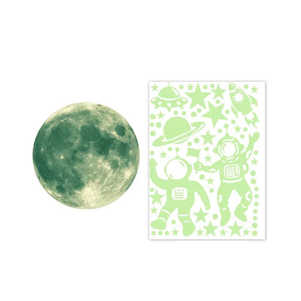DIY Glow-in-the-Dark Star and Moon Wall Decals: PVC Glow-in-the-Dark Space Stickers, Perfect for Kids' Bedrooms and Home Decor