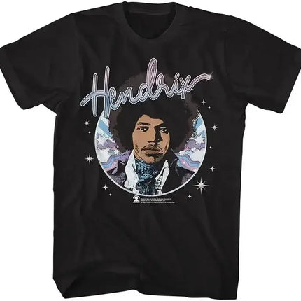Vintage Rock Tops Jimi Hendrix Rock Musician T Shirt 90s Y2k Tee Print Cotton T-Shirts Casual Loose T Shirt Fans Gift Unisex
