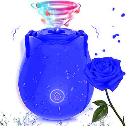 Rose Nipple Sucking Vibrator With 7 Intense Suction G-spot Clit Sucker Stimulator Sex Shop Machine Adult Toy Women Silicone