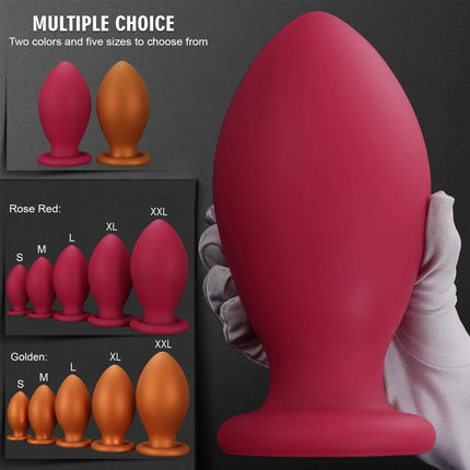 Big Anal Plug Soft Silicone Small Huge Giant Anal Beads Balls Dilator expander massage Butt Plug Sex Toys For Women Men Gay