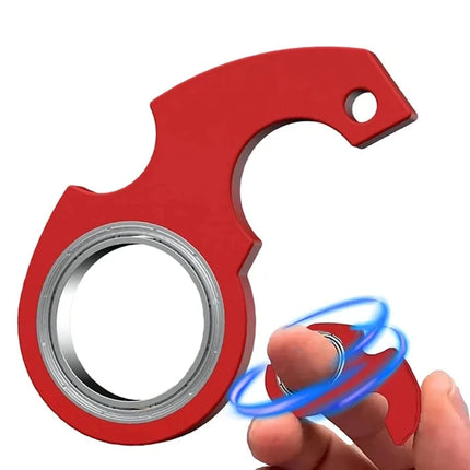 1/2/3/4Pcs Creative Keychain Fidget Spinner Stress Relief Toys For Anxiety Autism ADHD EDC Cool Stuff For Teens Adults Kids