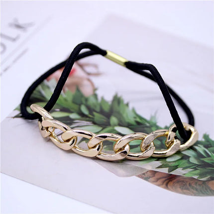 Trendy Jewelry HW-024 Fashion Jewelry For Women European And American Metal Punk Hairwear Hair Bands