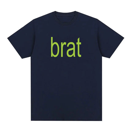 Charli Xcx with Special Guest Shygirl T-Shirts Brat Album Vintage T shirt Men/Women Clothing Aesthetic Cotton T-shirt Streetwear