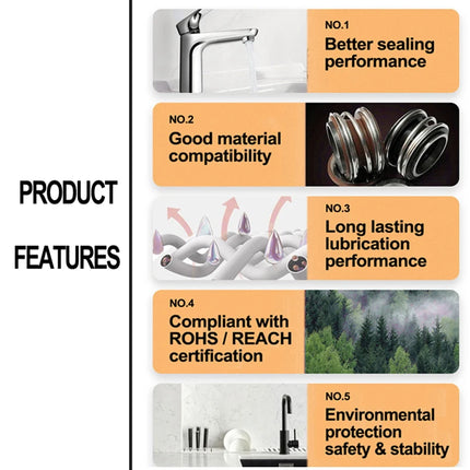 30/50/80/100g Waterproof Silicone Lubricant Grease Car Rubber Seal O-Rings Conditioner Repair Maintenance Lithium Grease Tools