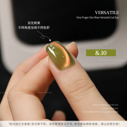 36-color/set Star River Cat Eye Gel Nail Polish 15ml Magnetic Gel Glass Beads Semi Permanent Soak Off UV Nail Gel For Nail Salon