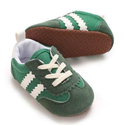 Newborn Baby Classic Sneakers Letters Splicing Baby Casual Shoe Anti-slip Hundred Walking Baby Boys Girls Baby Shoes 0-18 Months