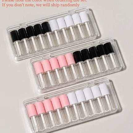 Wholesale 100pcs Empty 1.2ml Mini Clear Lip Gloss Tube Liquid Blush/Lipstick Tube DIY Tube Lip Oil Sample Cosmetic Container