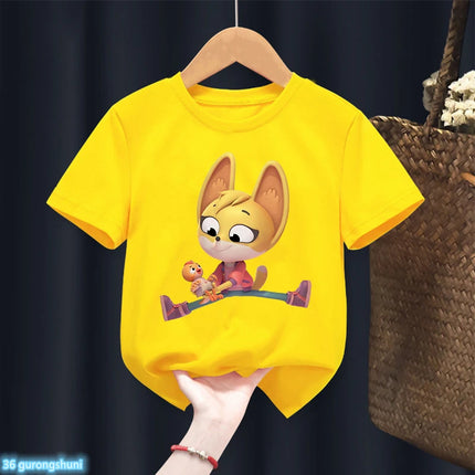 T-Shirt For Boys/Girls Funny Animethe Creature Cases Cartoon Print Tshirt Kids Summer Fashion Boys Clothes Short Sleeve Tops