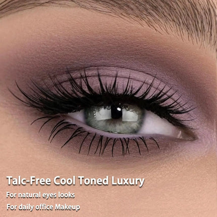 Afflano 12 Colors Eyeshadow Palette Powder Matte Shimmer Nude Beige Brown Natural Colors Highly Pigmented Blendable Eye Makeup