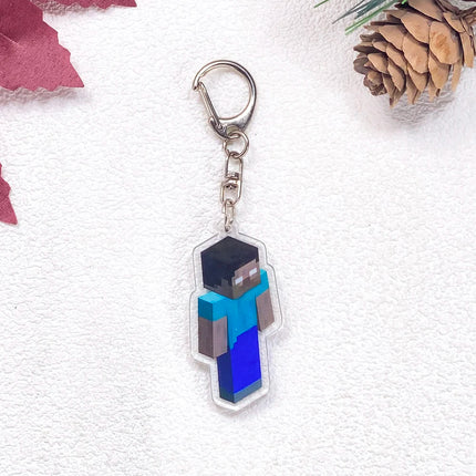 1/27Pcs Game Totem of Undying Car Keychain Accessories Acrylic Cute Charms Pendant For Bag Funny Key Holder Backpack Decoration