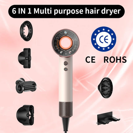 Home negative ion silent HD16 hair dryer 1600W intelligent sensing easy hair care say goodbye to hot hair troubles