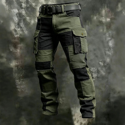 New Cotton Men Cargo Pants Khaki Casual Men Tactical Joggers Cargo Multi-Pocket Fashion Black Army Light gray Trousers Work Wear