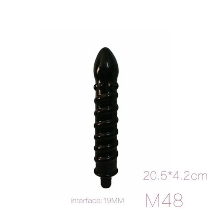 FREDORCH Sex Machine Attachments Fascia Gun Massage Head to Silicone Dildo Sex Toys for Men Women Vibrators Penis Masturbation