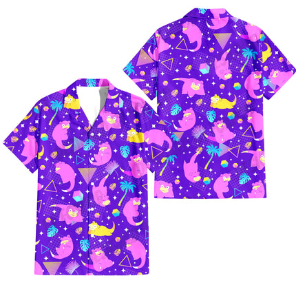 Hawaiian Shirts For Men Short Sleeve Tops New Coconut Tree Graphic 3D Shirt Fashion Streetwear 5XL Summer Clothing Men's Blouse
