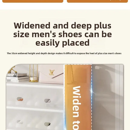 Multi-layer Door-mounted Shoe Hat Rack - Simple Assembly Household Integrated Multi-functional Storage Cabinet for Home Use
