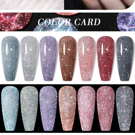 Parkson 12ml Nail Gel Polish TPO HEMA Free Glitter Semi Permanent Soak Off UV LED Long Wear Ultra Diamond Top Coat Varnish