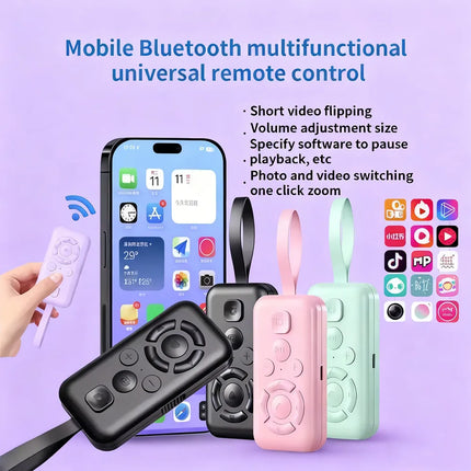 For Tik Tok Wireless Bluetooth Mobile Selfie Lazy Music Video Remote Control Mobile Phone Bluetooth Controller For All iPhone