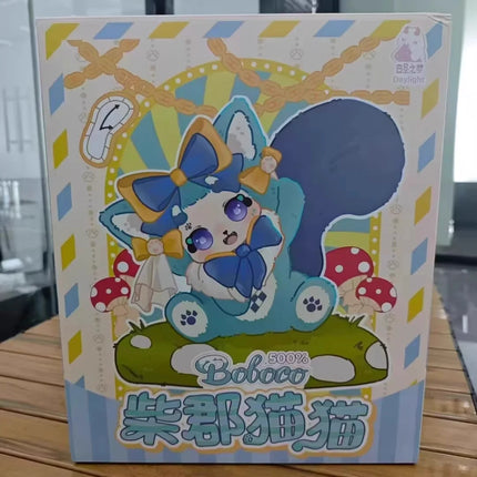 Boboco Aili Cat Series Dream of the Day 500% Vinyl Plush Doll Cute Trendy Blind Box Toy Collection Surprise Gift for Girls Kids