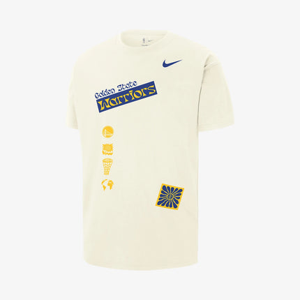 Nike Official Genuine New Golden State Warriors Men's Loose Fit Sporty Fashion T-Shirt FV9266-901
