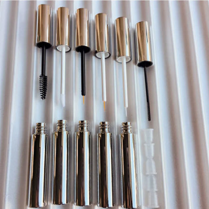 10ml Empty Mascara Tube Eyeliner Lip Gloss Tubes With Wand Applicator Eyelash Cream Container Plastic Lipstick Lip Balm Bottles