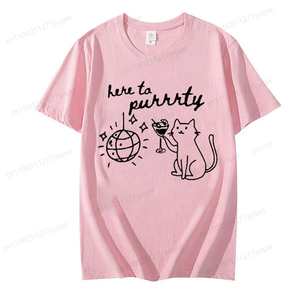 Getting Meowied Bachelorette Shirt Cat Themed Bach Party T-Shirts Cat Lovers Wedding T-Shirts Cat Bridal Girls Party Tee Tops