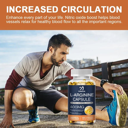 Buy 1 Get 1 Free! L-Arginine Supplement, Support Blood Flow, Energy & Heart Health, Pre-Workout Pump, Muscle Growth & Endurance