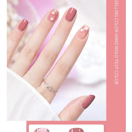KUDAN Nail Polish Water-based 10ml No-bake Long-lasting Students Children Without Odor Can Tear Nail Art Manicure Tool