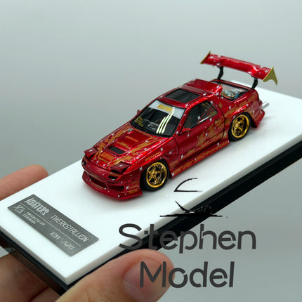 Error 404 1:64 RX-74 FC Twerkstallion Red Golden Wheel Resin Car Model Collection