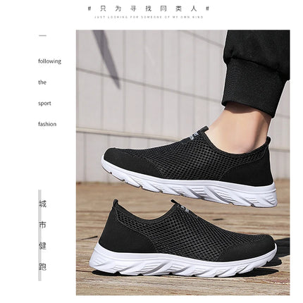 YRZL New Running Shoes for Men Breathable Sports Shoes Light Weight Fashion Summer Breathable Sneakers for Men Plus Size 39-46