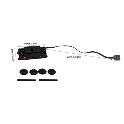 Train Motor 88002 MOC Power Functions Power Up Technical Speed Motor Building Blocks for 10254 53401 53400 Rail Tracks DIY Car