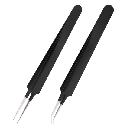 High Quality Eyelash Tweezers Ultra Fine Tip Improved for 3D 6D Lashes Extensions Tweezer Eyelash Pincette Professional Russian