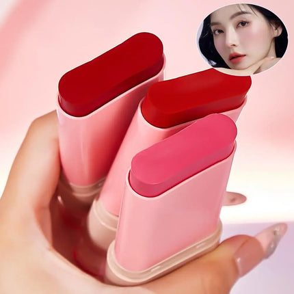 MEIDIAN Matte Blush Cream 20g Nude Three-color Waterproof Smudge-proof Lightweight Breathable Multi-purpose Cushion Blush Stick