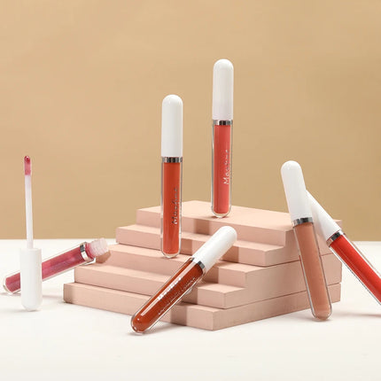 Water gloss mirror lip gloss moisturizing application without showing lip lines versatile for daily use